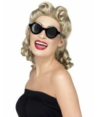 40's Style Circular Sunglasses