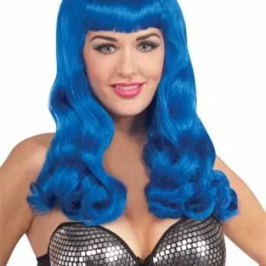 blue wig asda