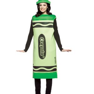 Womens Green Crayola Crayon Costume